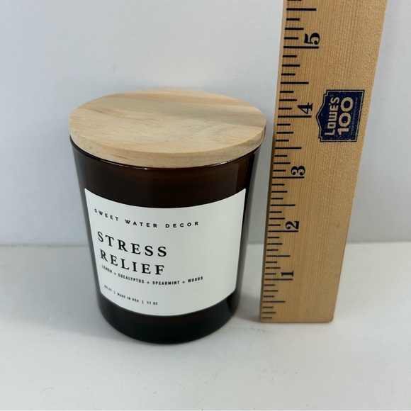 Sweet Water Decor Stress Relief Soy Candle Made in the USA - Picture 4 of 4